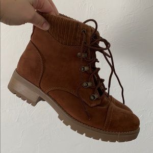 Universal Thread suede combat boots